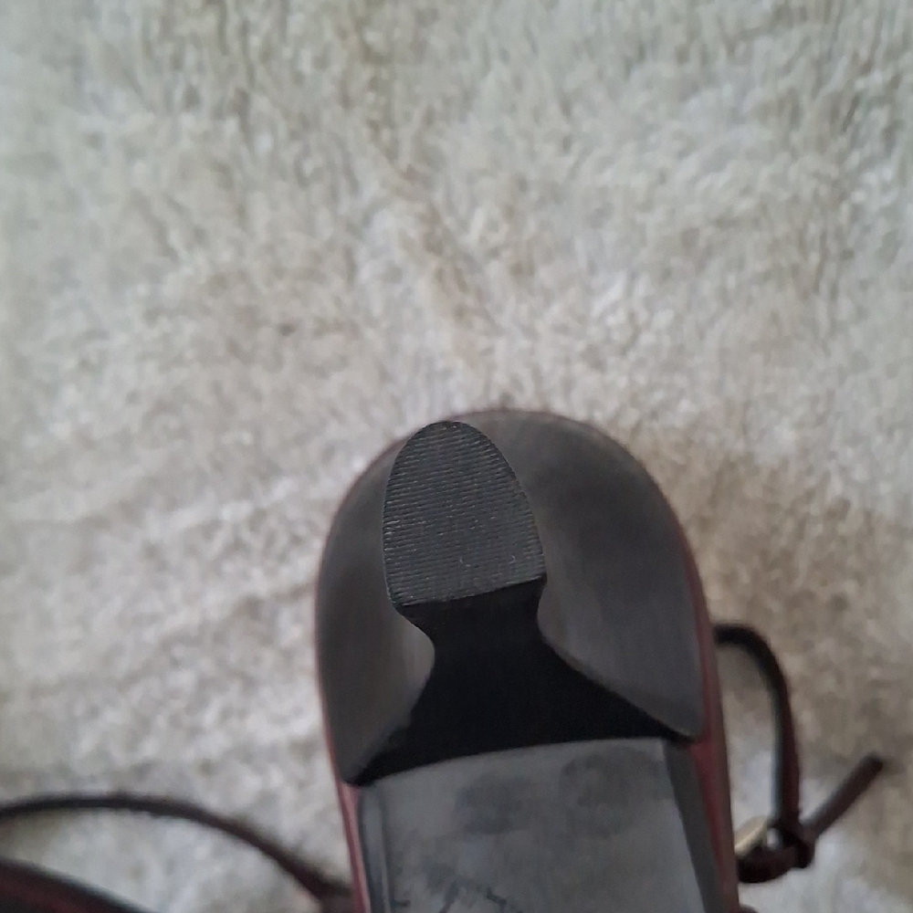 FRANCO SARTO Maroon Slingback Heels - Picture 10 of 10